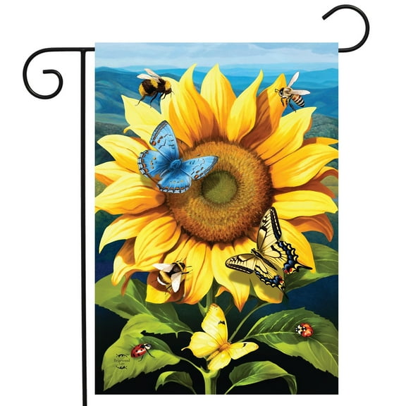 Briarwood Lane Sunflower Dance Garden Flag