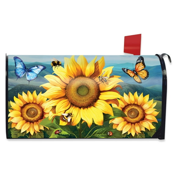 Briarwood Lane Sunflower Dance Mailbox Cover