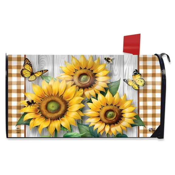 Briarwood Lane Sunflower Duo Mailbox Cover