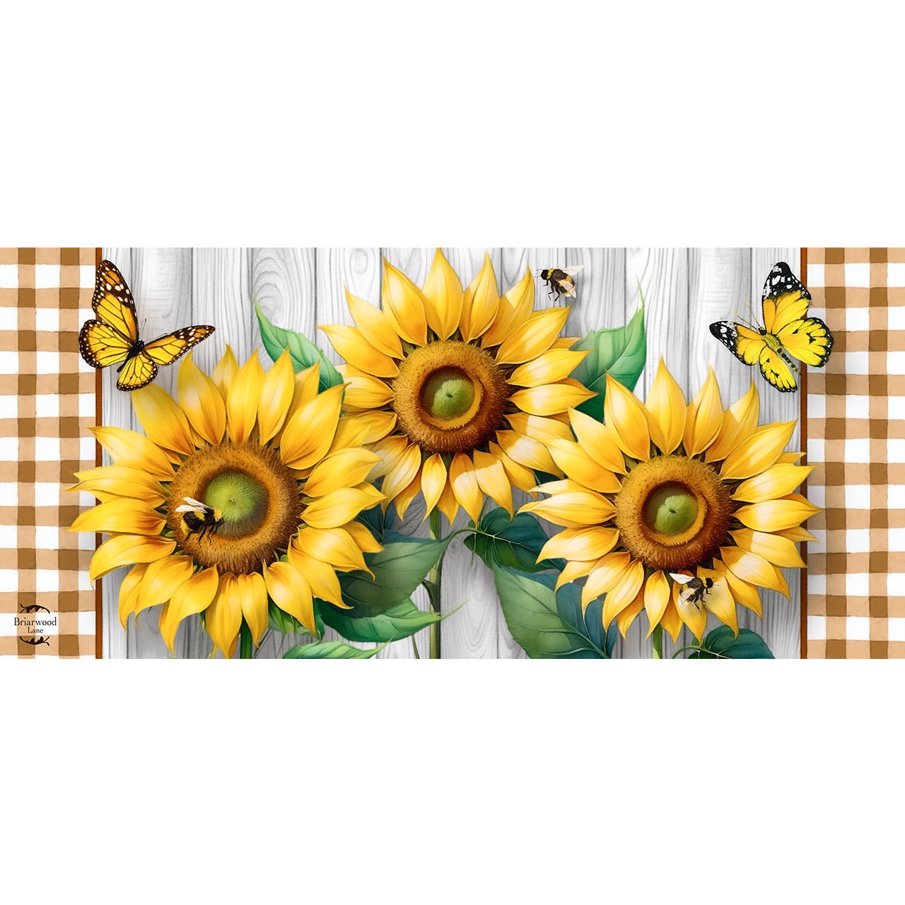 Bee & Sunflower KL0212003CL Quilted Round Mat main image 0