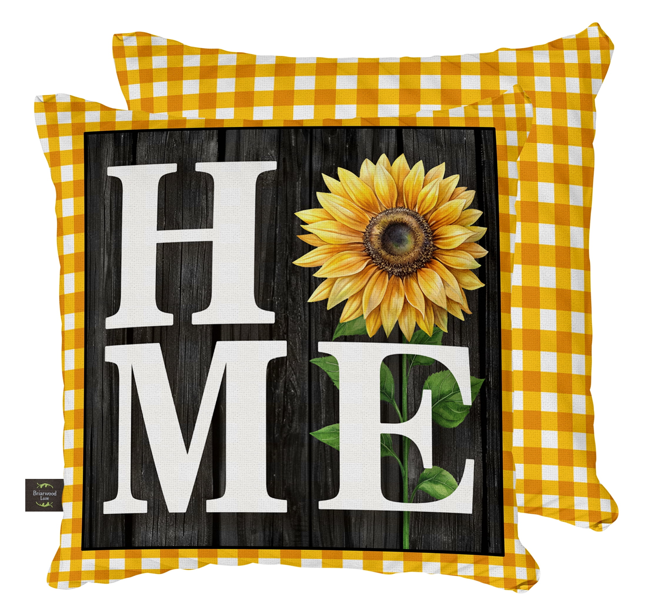 Briarwood Lane Summer Indoor/Outdoor Pillow 17x17 Sunflower Home For Summer Pillow