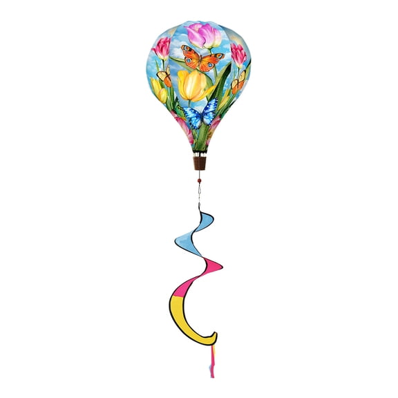 Briarwood Lane Spring Sunshine Butterflies Balloon Wind Twister 54x12 For Spring Balloon