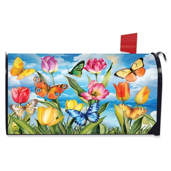 Briarwood Lane Sunshine Butterflies Oversized Mailbox Cover