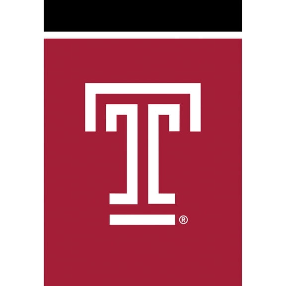 Briarwood Lane House Flag 40x28 For Outdoor Temple University NCAA Licensed House Flag