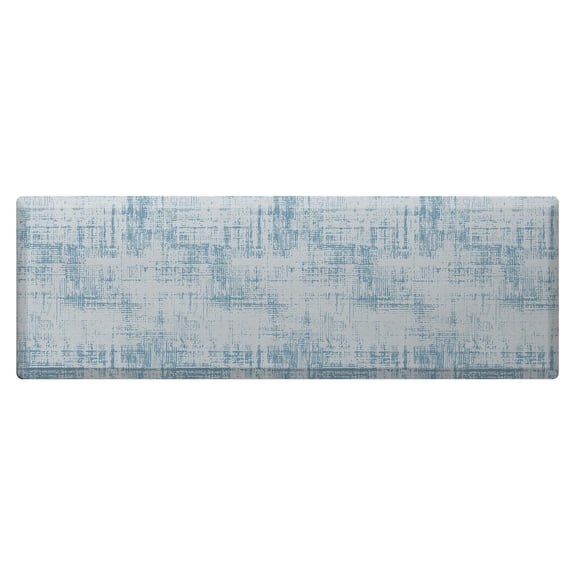 Briarwood Lane Everyday Comfort Mat 54x22 Textured Blue Oversized Comfort Mat
