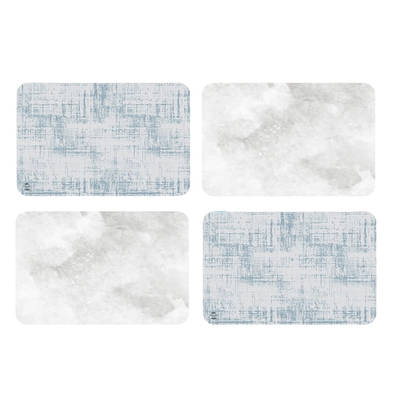 Briarwood Lane Everyday Double Sided Placemat (4-pack) 17x11.25 Textured Home Placemat