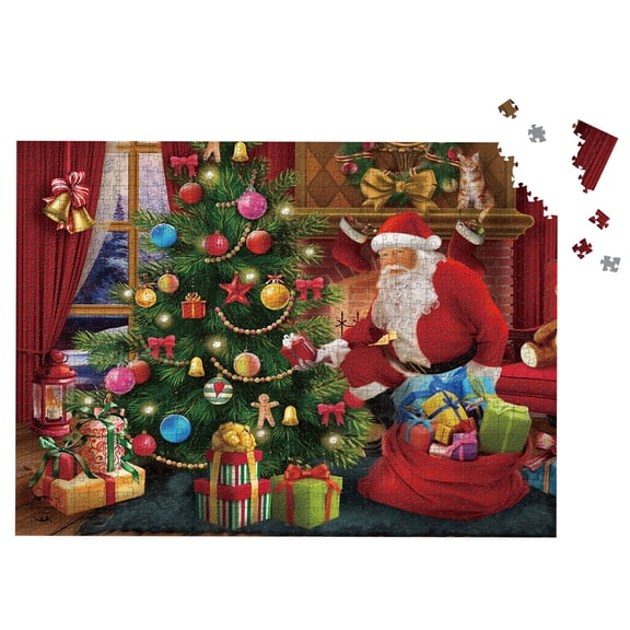 Briarwood Lane Jigsaw Puzzle 1000 Pieces Adult Finished Size 29.5x19.68 The Magic of Christmas Puzzle For Game Night