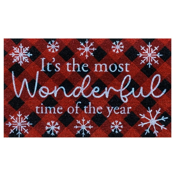 Briarwood Lane The Most Wonderful Time Coir Doormat