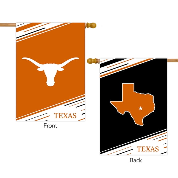 Briarwood Lane House Flag 40x28 For Outdoor The University of Texas NCAA Licensed Double-Sided House Flag