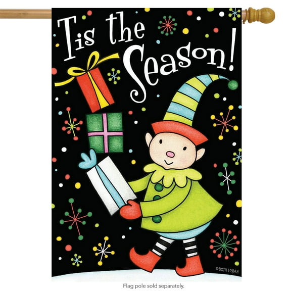 Briarwood Lane Tis The Season! Christmas House Flag