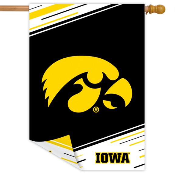 Sparo University of Iowa NCAA Licensed Double-Sided House Flag