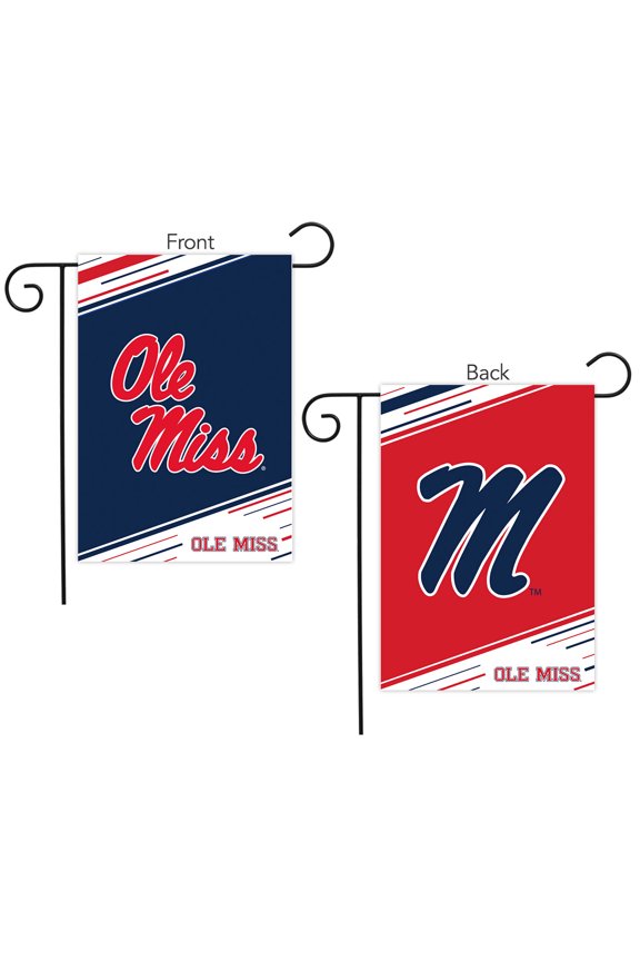 Garden Flag 12x18 For Outdoor University of Mississisppi NCAA Licensed Double-Sided Garden Flag Flags For Outside