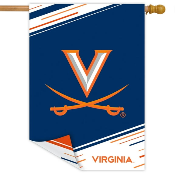 Briarwood Lane University of Virginia NCAA Licensed Double-Sided House Flag