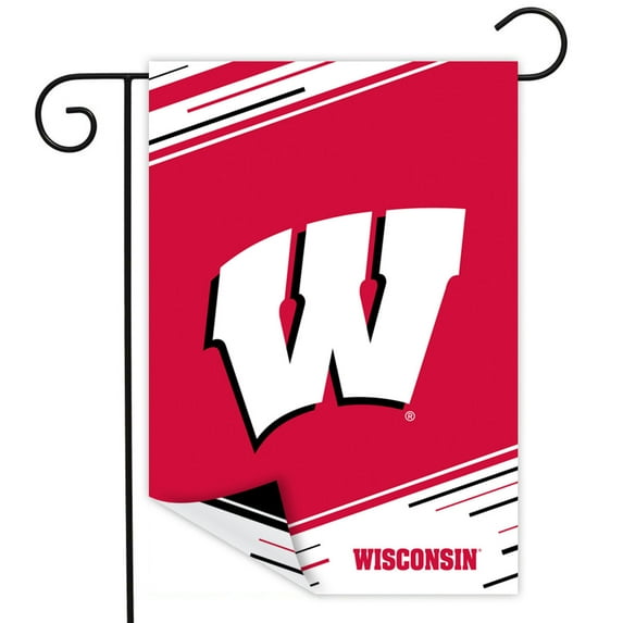 Sparo University of Wisconsin NCAA Licensed Double-Sided Garden Flag