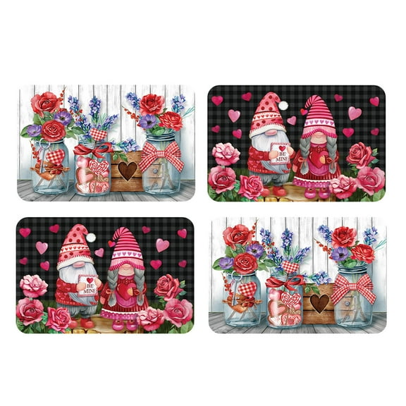 Briarwood Lane Valentines Gnomes Placemat (4-pack)