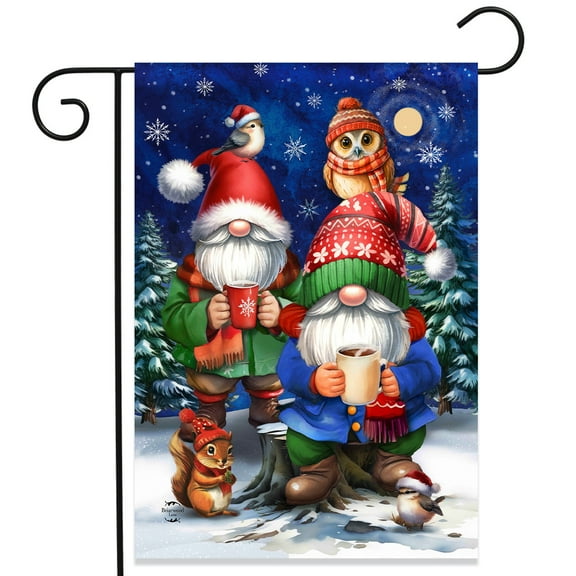 Briarwood Lane Warm Wishes Gnomes Garden Flag