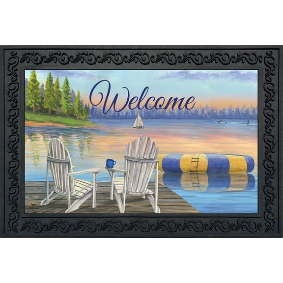 Briarwood Lane Waterfront Retreat Nautical Doormat