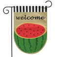 thumbnail image 1 of Briarwood Lane Watermelon Burlap Garden Flag, 1 of 4