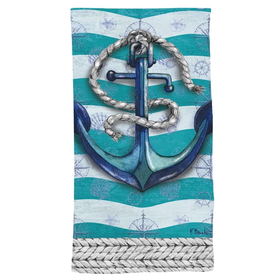 Briarwood Lane Welcome Anchor Hand Towel