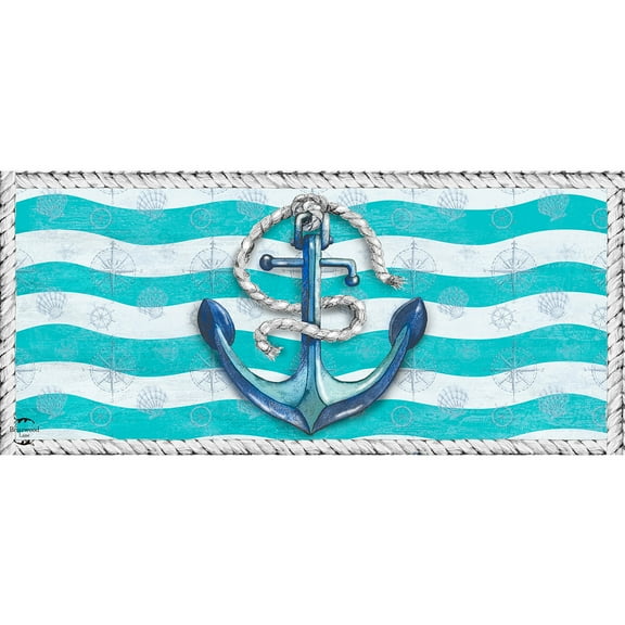 Briarwood Lane Welcome Anchor Mini Mat
