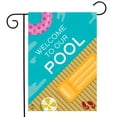 thumbnail image 1 of Briarwood Lane Welcome To Our Pool Summer Garden Flag, 1 of 4