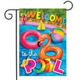 thumbnail image 1 of Briarwood Lane Welcome To The Pool Nautical Garden Flag, 1 of 4