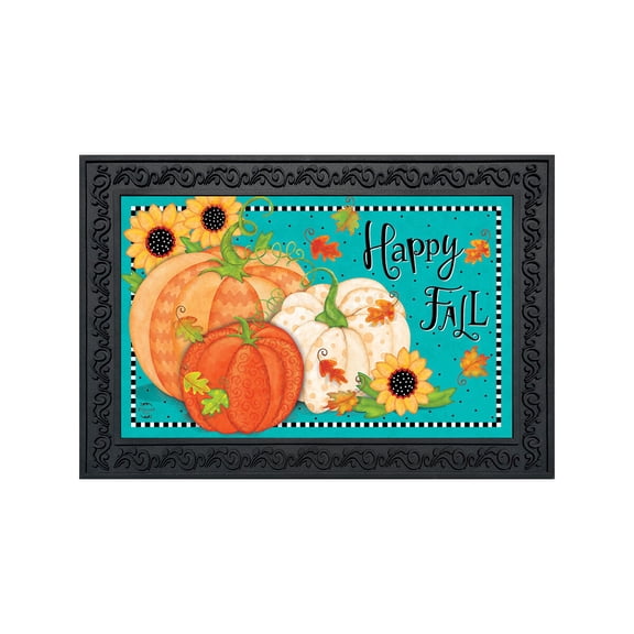 Briarwood Lane Doormat 30x18 Indoor Outdoor Whimsical Fall Primitive For Fall Doormat