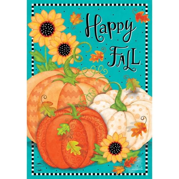 Briarwood Lane House Flag 40x28 For Outdoor Whimsical Fall Primitive For Fall House Flag