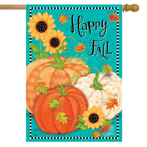 Briarwood Lane Whimsical Fall Primitive House Flag