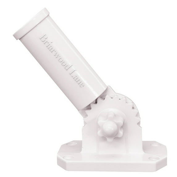 Briarwood Lane White Adjustable Aluminum Flag Pole Bracket