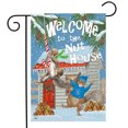 thumbnail image 1 of Briarwood Lane Winter Nuthouse Squirrels Garden Flag, 1 of 4