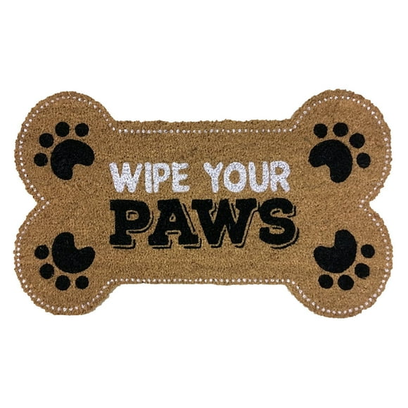 Briarwood Lane Wipe Your Paws Pet Natural Fiber Coir Doormat