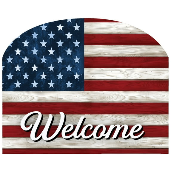 Briarwood Lane Wooden American Flag Acrylic Art Sign