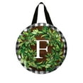 thumbnail image 1 of Briarwood Lane Wreath Monogram Letter F Door Hanger, 1 of 3