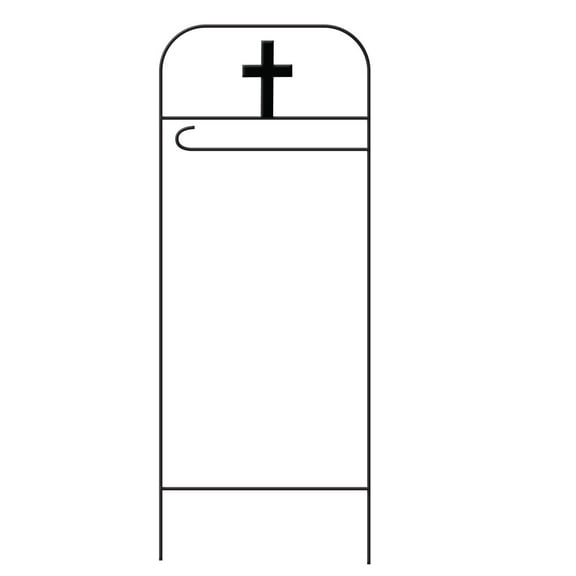 Briarwood Lane Wrought Iron Cross Garden Flag Arbor