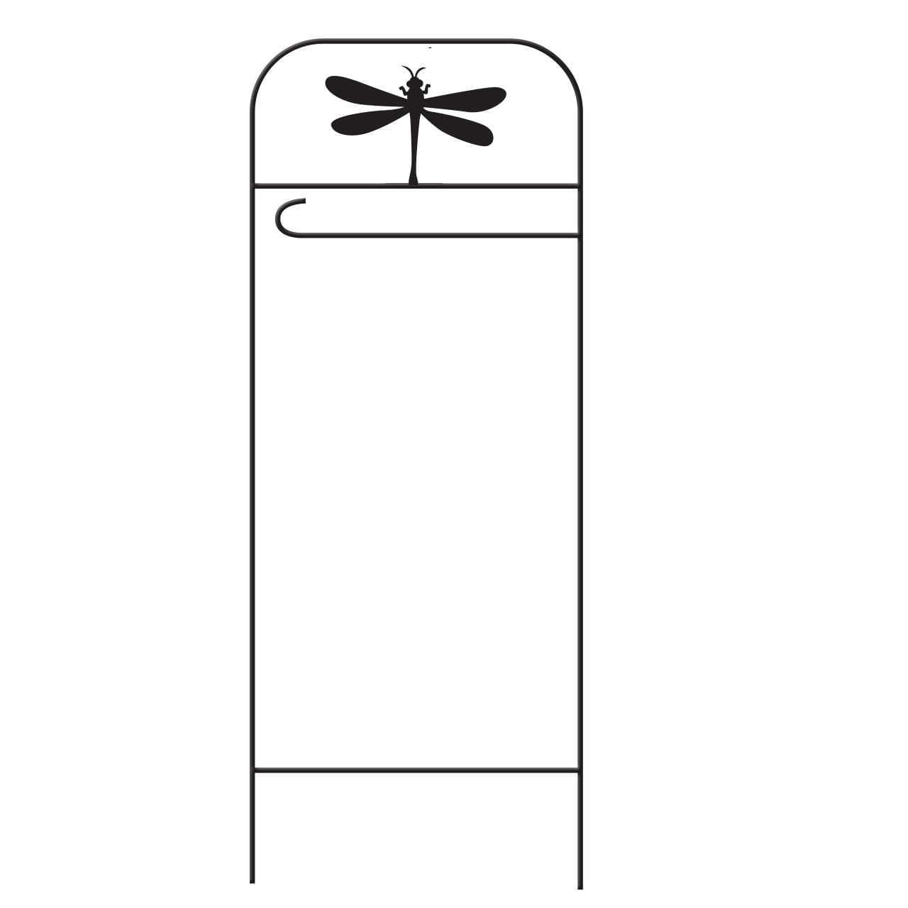 Briarwood Lane Everyday Wrought Iron Dragonfly Garden Flag Arbor 41x15 Garden Flag Decorative Arbor