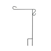 Briarwood Lane Wrought Iron Short Garden Flag Stand Holder 30x18 Garden Flag Stand Holder: A00037