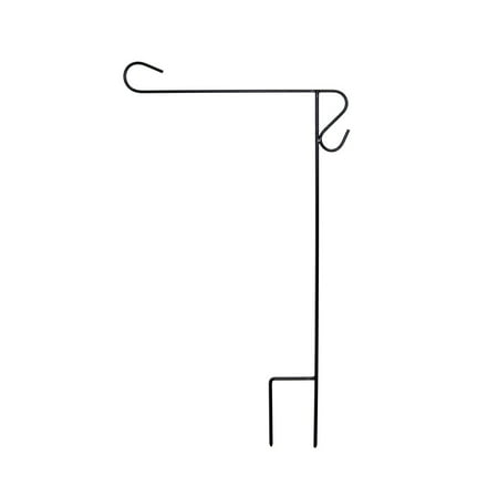 Briarwood Lane Wrought Iron Short Garden Flag Stand Holder 30x18 Garden Flag Stand Holder: A00037