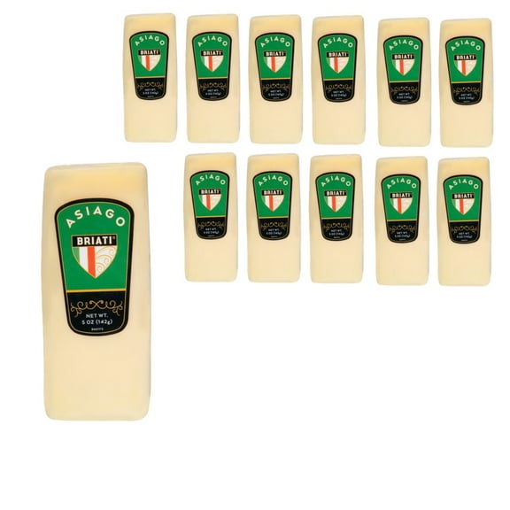Briati Asiago Cheese Wedge, 5 oz, 12 Pack