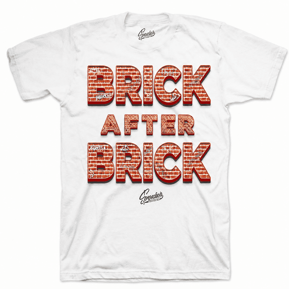 Brick After Brick Graphic T-Shirt, Unisex Crew Neck Short Sleeve Tee, Casual Streetwear Top, Soft Cotton Everyday Shirt