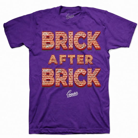 Brick After Brick Graphic T-Shirt, Unisex Crew Neck Short Sleeve Tee, Casual Streetwear Top, Soft Cotton Everyday Shirt