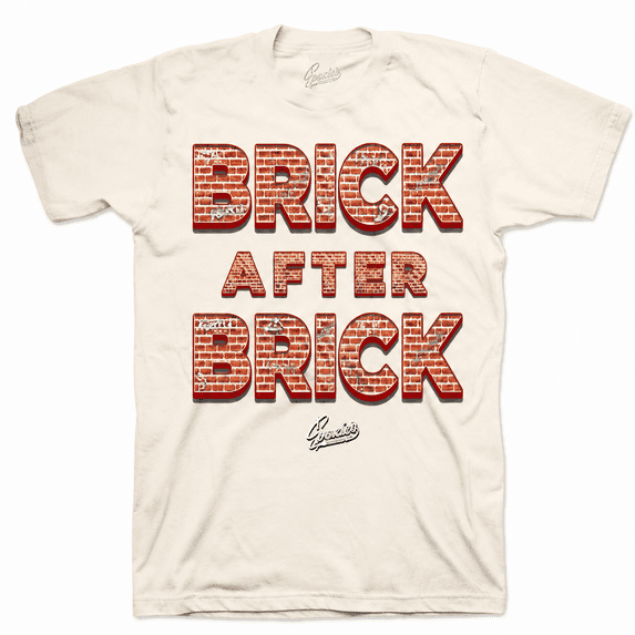 Brick After Brick Graphic T-Shirt, Unisex Crew Neck Short Sleeve Tee, Casual Streetwear Top, Soft Cotton Everyday Shirt