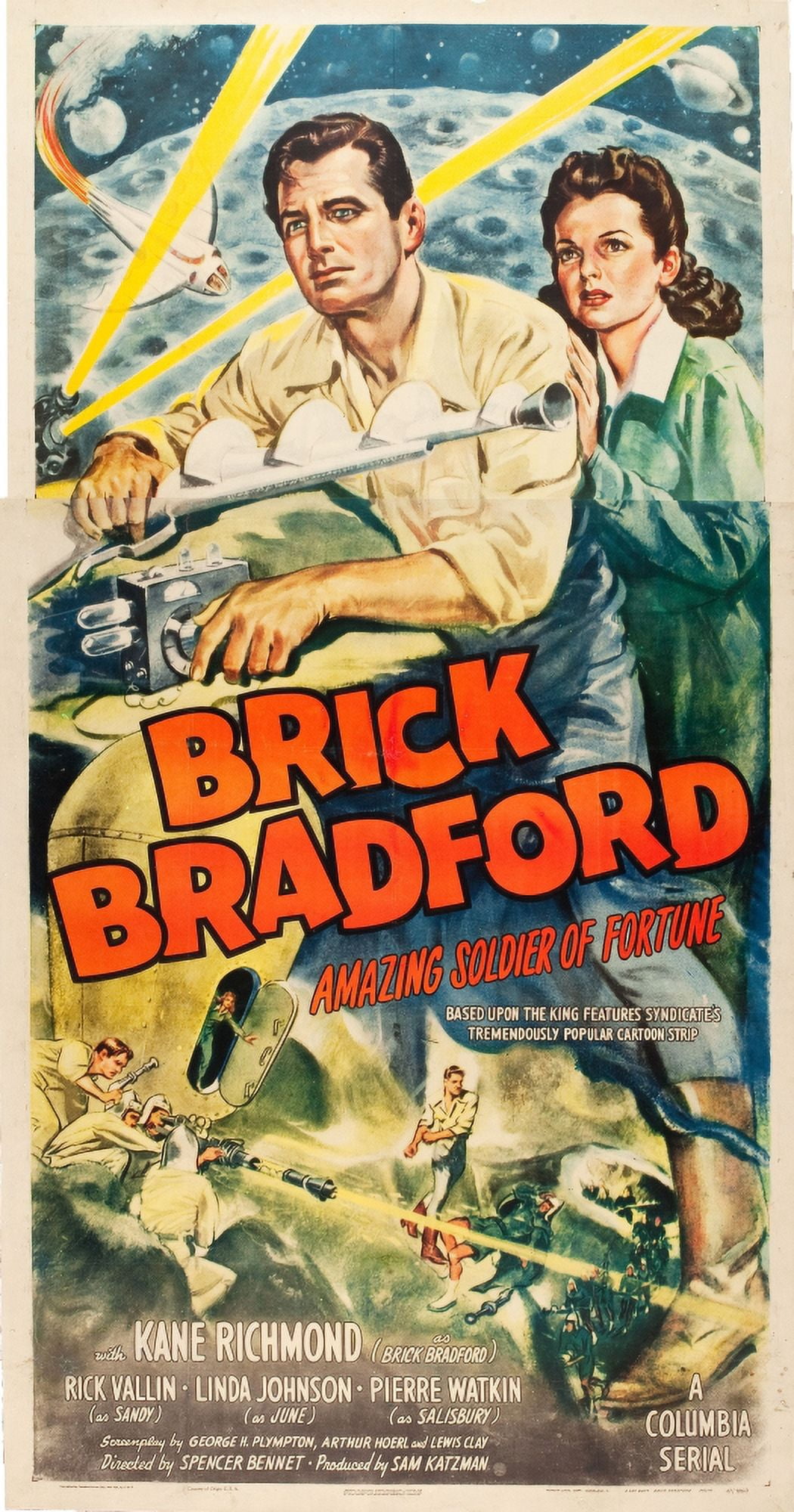Brick Bradford Canvas Art -  (24 x 36)