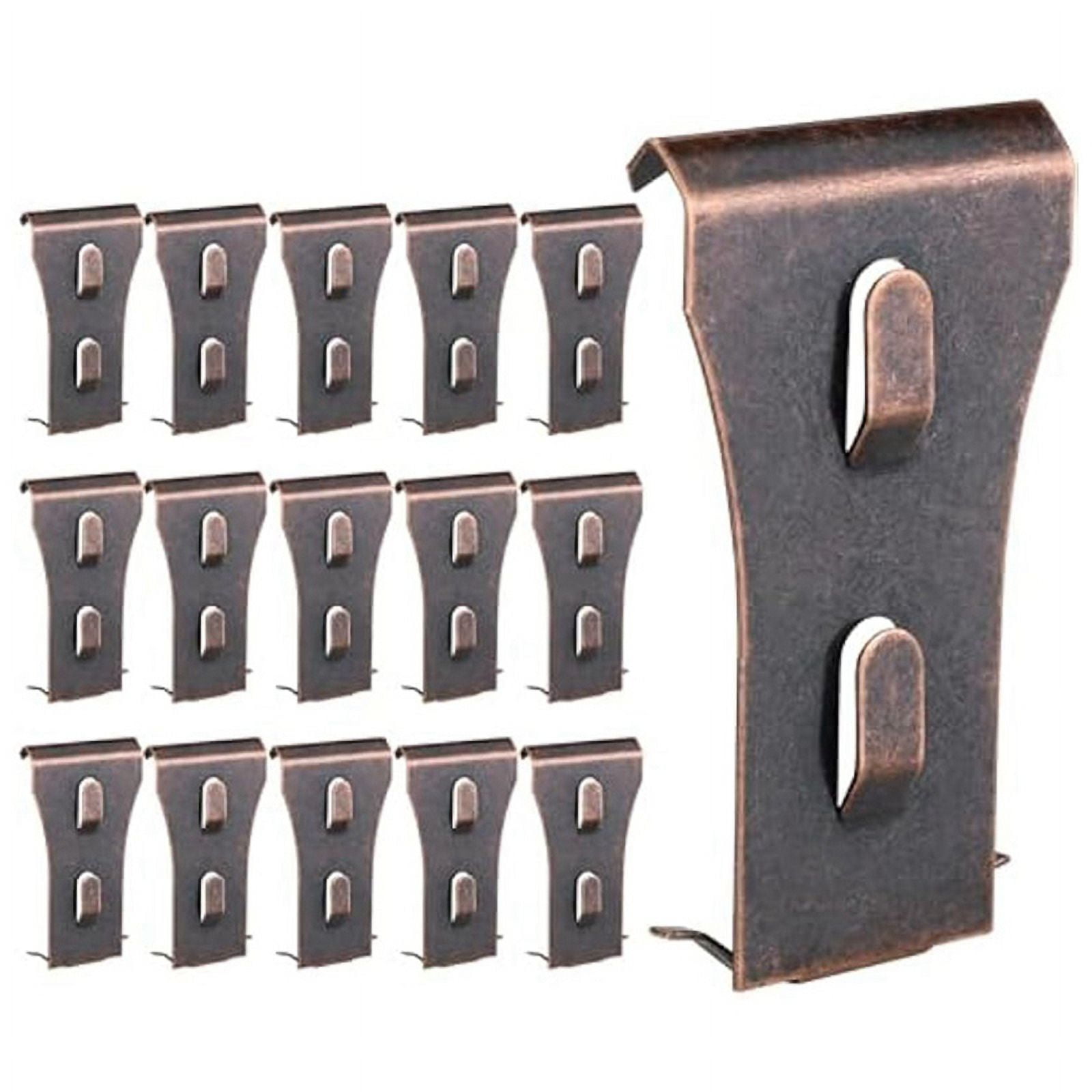 Brick Clips,16Pc Brick Clips for Hanging Outdoors Brick Hooks Hangers Wall Clips Picture Hangers