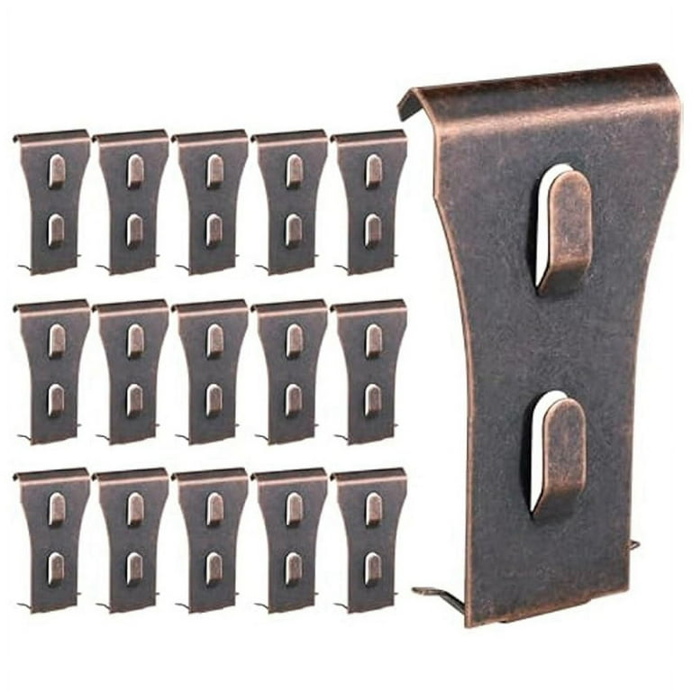 Brick Clips 16Pc Brick Clips for Hanging Outdoors Brick Hooks Hangers Wall Clips Picture Hangers Mount on Brick No Drill Walmart