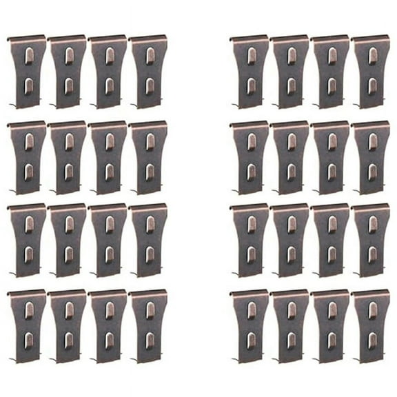 Brick Clips,32Pc Clips for Hanging Outdoors Hooks Hangers Wall Picture Mount on No Drill