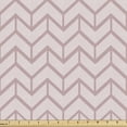 thumbnail image 1 of Brick Fabric by the Yard Upholstery, Repeating Pattern of Retro Style Geometric Horizontally Aligned, Decorative Fabric for DIY and Home Accents, 2 Yards, Pale Salmon Grey Pink by Ambesonne, 1 of 4