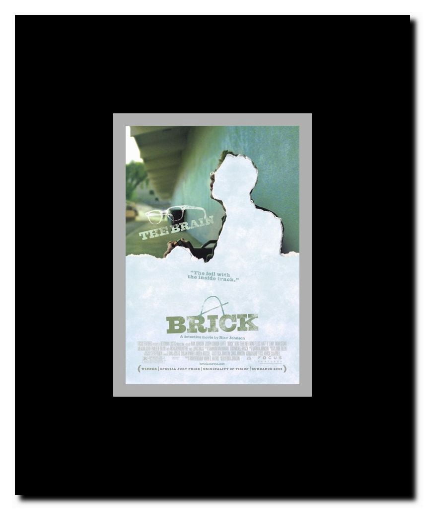 Brick Framed Movie Poster