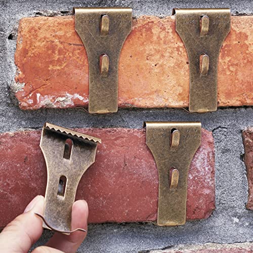 Brick Hook (4 Pack) For Outdoor Decor, Standard Bricks 21/8" To 21/2
