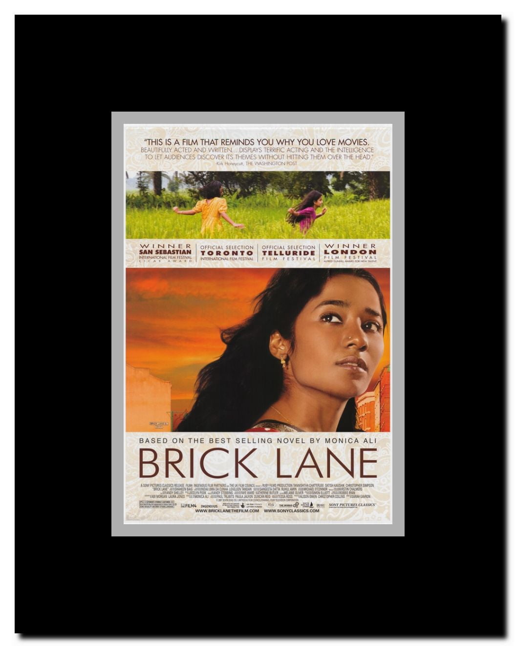 Brick Lane Framed Movie Poster